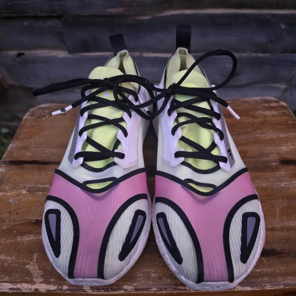 Stella McCartney Pink and Yellow Athletic Shoes - Picture 1 of 6